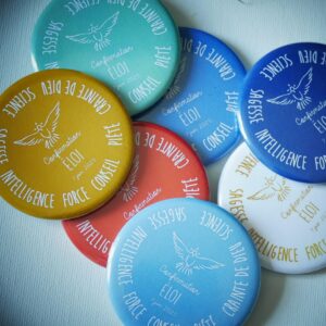 Lot de 7 aimants/magnets personnalisés Confirmation – Les 7 dons de l’Esprit