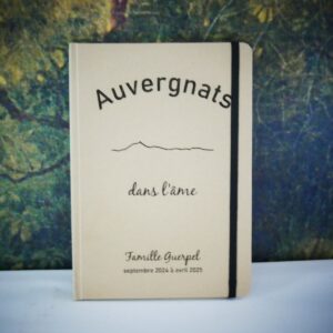 Carnet personnalisé "Auvergnat dans l'âme"