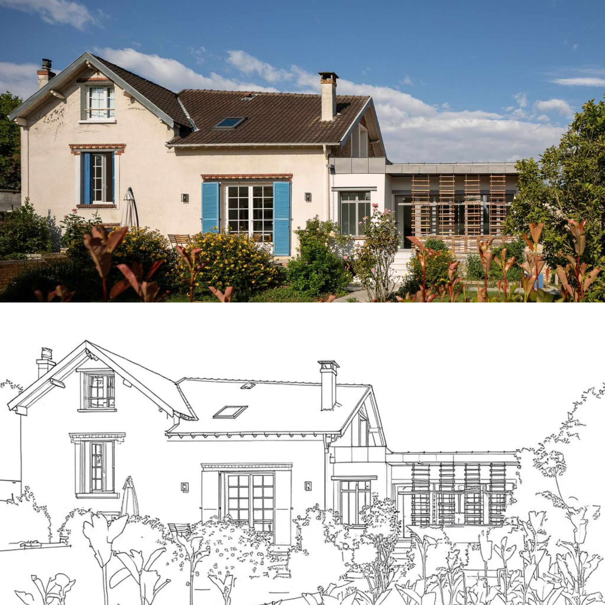 Ardoise personnalisée maison d’après photo - Image 8