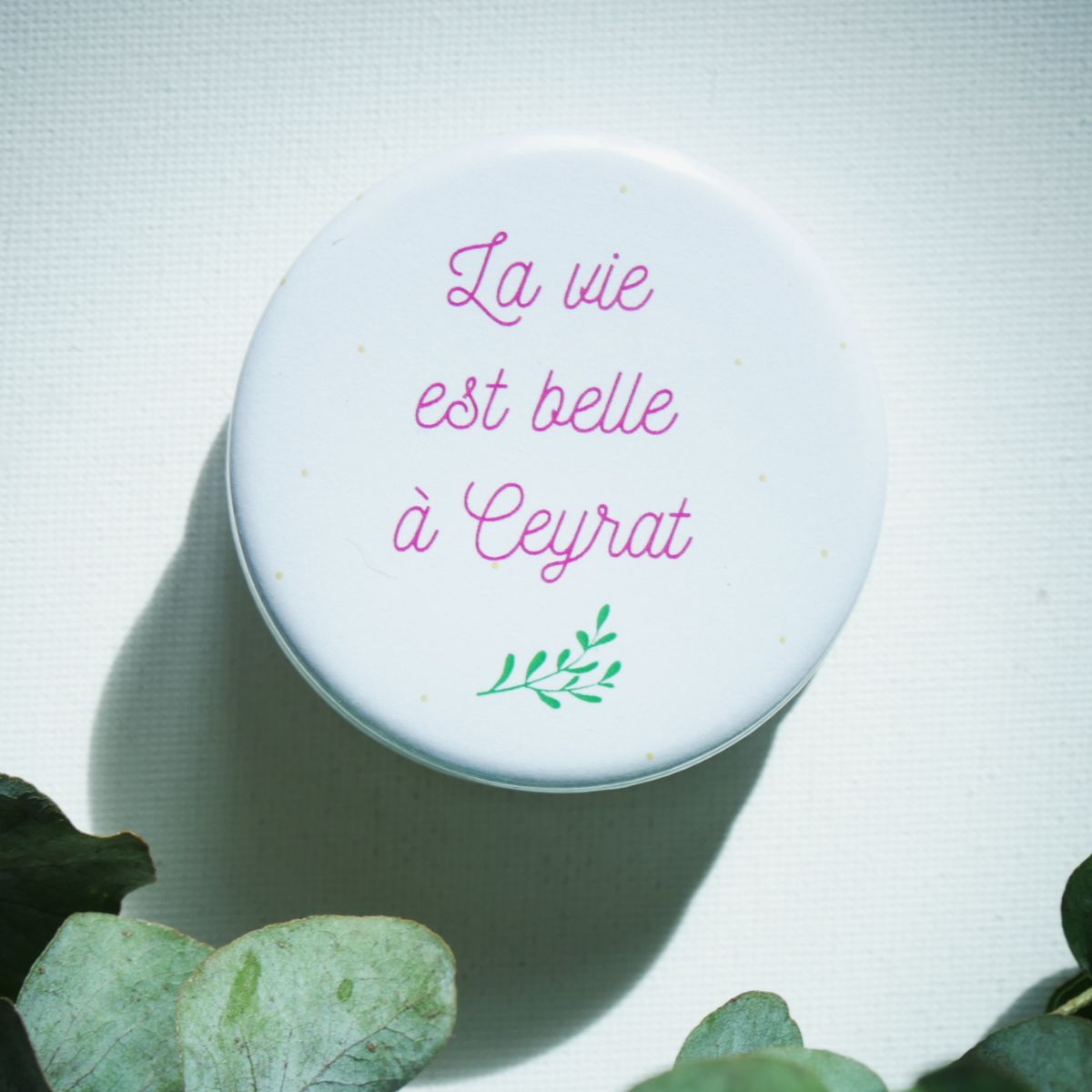 Lot de 4 aimants/magnets personnalisés – “La vie est belle à …” - Image 2