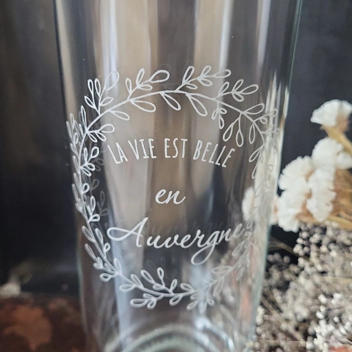 Bouteille personnalisée – La vie est belle à… - Image 2