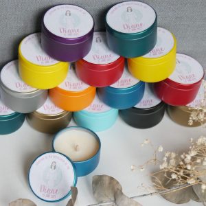 Mini bougies personnalisées – Création sur mesure (100% naturelle)