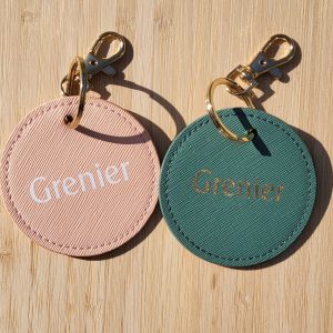 ⭐ Pièces uniques – Porte-clé simili cuir « GRENIER »